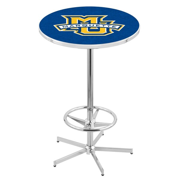 42" Chrome Marquette Pub Table